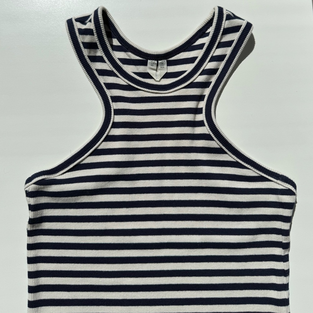 ARKET Ribbed Tank Top – Striped - Picture 4 of 11